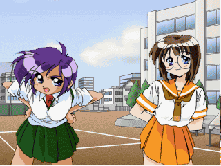 ゲーム前のかけあい漫才(こちらは表面です)